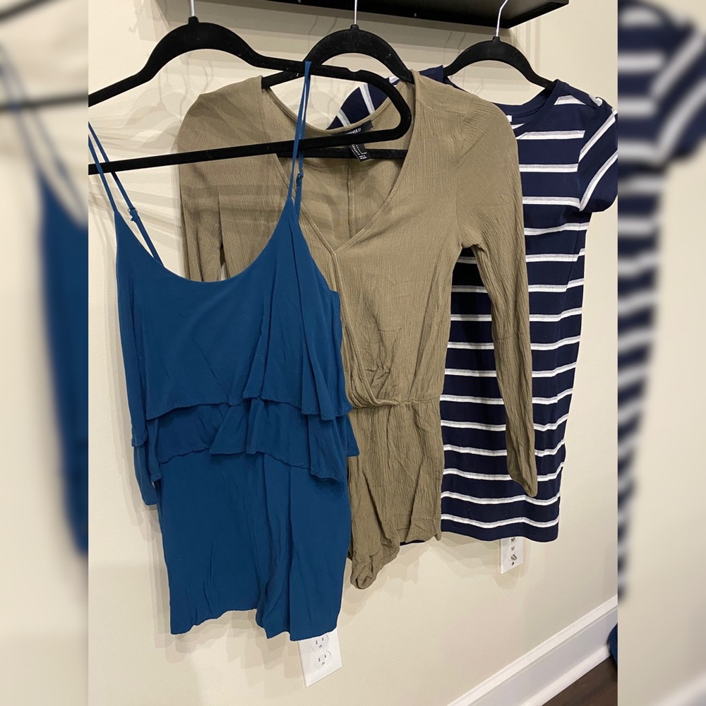 Forever 21 romper and dress bundle